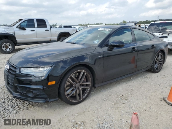 2016 Audi S7 with VIN WAUW2AFC5GN010402, listed as a Copart auction lot 55506875 with 51,585 mi miles and Clean Title. Bid and sale history available at DreamBid. Image 1.
