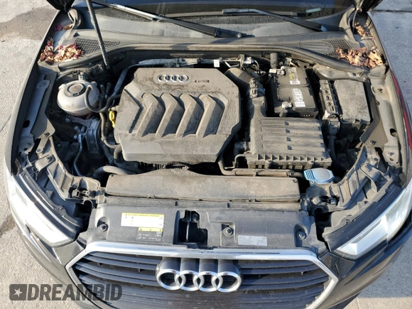 2018 Audi A3 Premium with VIN WAUAUGFF3J1092839, listed as a Copart auction lot 61115184 with 88,313 mi miles and Salvage Title. Bid and sale history available at DreamBid. Image 12.