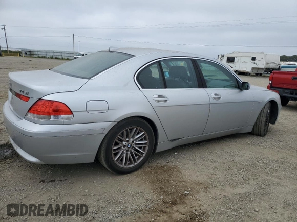 2003 BMW 7 Series 745i with VIN WBAGL63483DP64521, listed as a Copart auction lot 54973345 with 88,995 mi miles and Clean title. Bid and sale history available at DreamBid. Image 3.