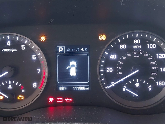 2017 Hyundai Tucson Value with VIN KM8J33A27HU418441, listed as a IAAI auction lot 41812422 with 111,406 mi miles. Bid and sale history available at carsss.com. Image 15.