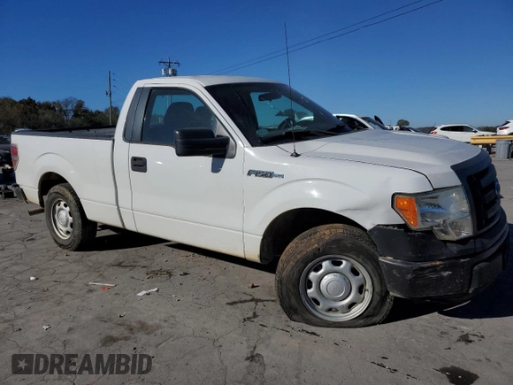 2012 Ford F-150 XL with VIN 1FTMF1CF5CFB44263, listed as a Copart auction lot 75980354 with 124,115 mi miles and Salvage Title. Bid and sale history available at carsss.com. Image 4.