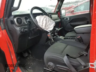 2021 Jeep Wrangler Unlimited Sport Altitude with VIN 1C4HJXDN1MW630739, listed as a Copart auction lot 87412754 with 123,771 mi miles and Salvage title. Bid and sale history available at DreamBid. Image 7.
