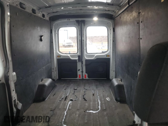 2019 Ford Transit with VIN 1FTYR2CM0KKB55948, listed as a Copart auction lot 50158005 with 158,060 mi miles and Clean Title. Bid and sale history available at carsss.com. Image 10.