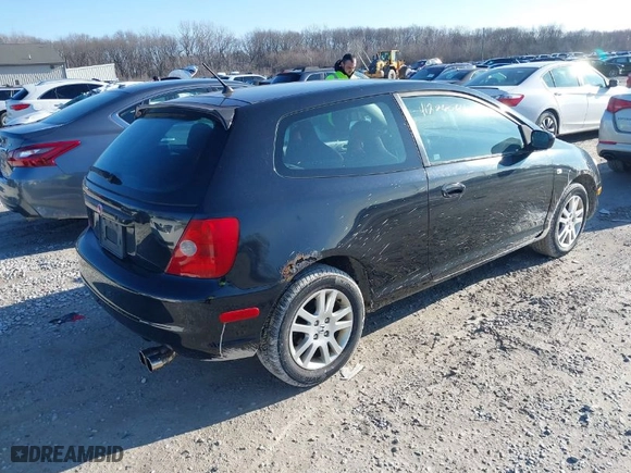 2002 Honda Civic Si with VIN SHHEP33512U311045, listed as a IAAI auction lot 41226564 with 181,003 mi miles. Bid and sale history available at carsss.com. Image 4.