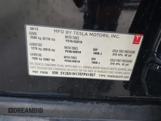 2014 Tesla Model S 60 с VIN 5YJSA1H17EFP41957, выставлен на аукционе IAAI как лот 42448795 с пробегом 103 990 миль миль и . История ставок и продаж доступна на DreamBid. Изображение 8.