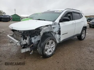 2022 Jeep Compass Latitude с VIN 3C4NJCBB4NT198580, выставлен на аукционе Copart как лот 48147765 с пробегом 81 562 миль миль и Списание • Salvage title. История ставок и продаж доступна на DreamBid. Изображение 1.