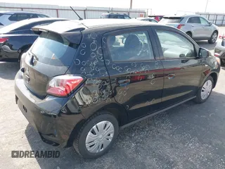 2024 Mitsubishi Mirage ES z VIN ML32AUHJ7RH035310, wystawiony jako IAAI lot #42521891 z przebiegiem 5 393 mil mil oraz . Historia ofert i sprzedaży dostępna na DreamBid. Obrazek 4.
