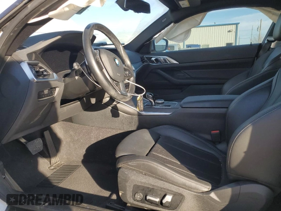 2023 BMW 4 Series 430i с VIN WBA53AP05PCM02174, выставлен на аукционе Copart как лот 88730895 с пробегом Не указан миль и Списание • Salvage title. История ставок и продаж доступна на DreamBid. Изображение 7.