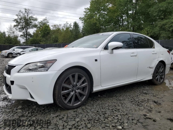 2015 Lexus GS 350 with VIN JTHCE1BL9FA007607, listed as a Copart auction lot 73592044 with 117,856 mi miles and Salvage Title. Bid and sale history available at carsss.com. Image 1.