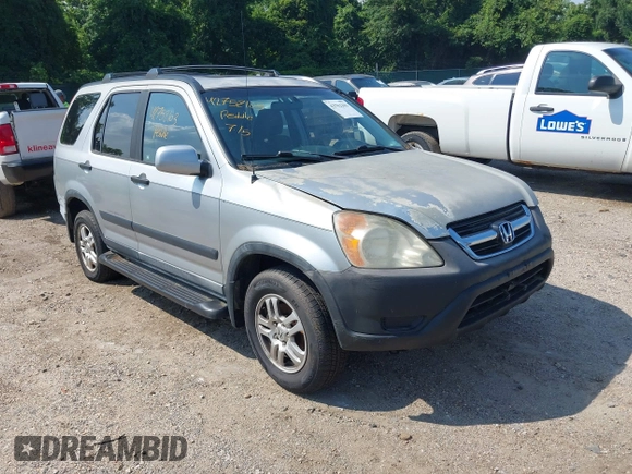 2002 Honda CR-V EX with VIN JHLRD78822C046562, listed as a IAAI auction lot 42752103 with 312,890 mi miles and . Bid and sale history available at DreamBid. Image 1.
