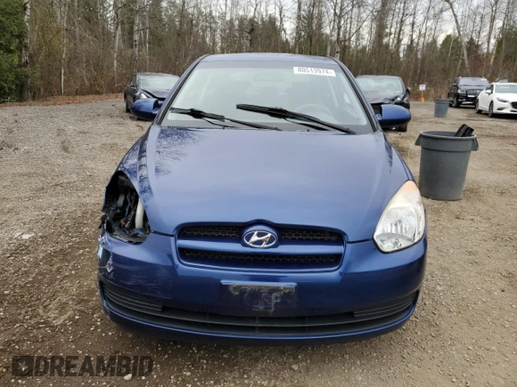 2008 Hyundai Accent Man L with VIN KMHCN35C68U080844, listed as a Copart auction lot 80513974 with 53,925 mi miles and Salvage Title. Bid and sale history available at carsss.com. Image 5.