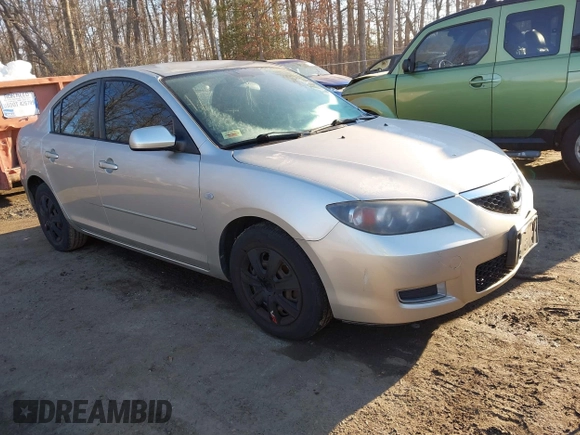2007 Mazda 3 i Sport with VIN JM1BK32F271735119, listed as a IAAI auction lot 41446801 with 116,879 mi miles. Bid and sale history available at carsss.com. Image 1.