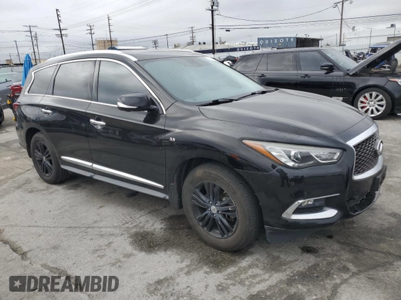 2018 Infiniti QX60 with VIN 5N1DL0MN0JC531127, listed as a Copart auction lot 51188135 with 202,698 mi miles and Salvage Title. Bid and sale history available at carsss.com. Image 4.