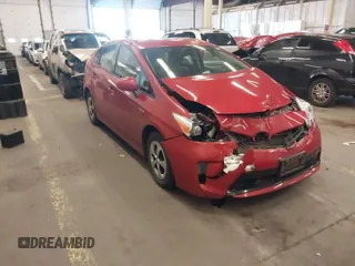 2015 Toyota Prius Four with VIN JTDKN3DUXF0466312, listed as a IAAI auction lot 41556508 with 54,911 mi miles. Bid and sale history available at carsss.com. Image 1.