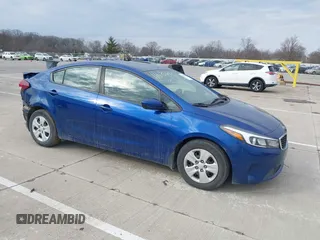 2017 Kia Forte LX with VIN 3KPFK4A79HE124164, listed as a IAAI auction lot 41684647 with 134,058 mi miles and . Bid and sale history available at carsss.com. Image 1.