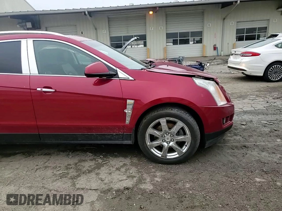 2010 Cadillac SRX Premium Collection with VIN 3GYFNFEY8AS589008, listed as a Copart auction lot 51744745 with Not Provided miles and Salvage Title. Bid and sale history available at DreamBid. Image 12.
