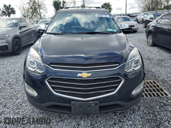 2017 Chevrolet Equinox Premier with VIN 2GNFLGE36H6106931, listed as a Copart auction lot 46867175 with 121,306 mi miles and Salvage Title. Bid and sale history available at carsss.com. Image 5.