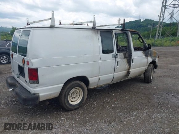 2005 Ford Econoline Cargo with VIN 1FTNE24L05HB25547, listed as a IAAI auction lot 42434522 with Not provided miles and . Bid and sale history available at DreamBid. Image 4.