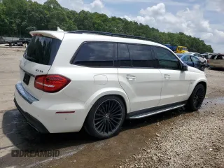 2018 Mercedes-Benz GLS with VIN 4JGDF7FE0JB109409, listed as a Copart auction lot 63610364 with 108,787 mi miles and Salvage Title. Bid and sale history available at carsss.com. Image 3.