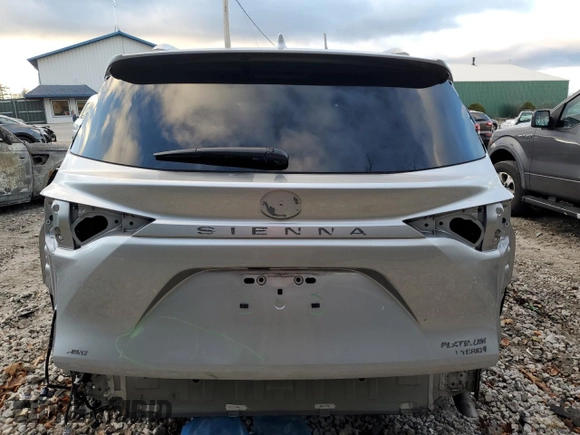 2023 Toyota Sienna Platinum with VIN 5TDESKFC7PS090185, listed as a Copart auction lot 79018464 with Not Provided miles and Salvage Title. Bid and sale history available at DreamBid. Image 6.