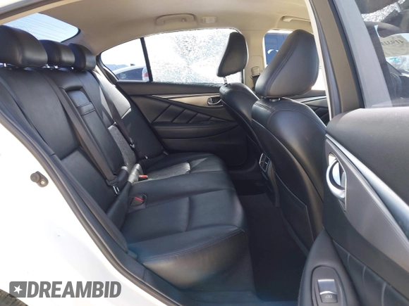 2017 Infiniti Q50 2.0t with VIN JN1CV7AP5HM641865, listed as a IAAI auction lot 41931936 with 109,046 mi miles. Bid and sale history available at carsss.com. Image 8.