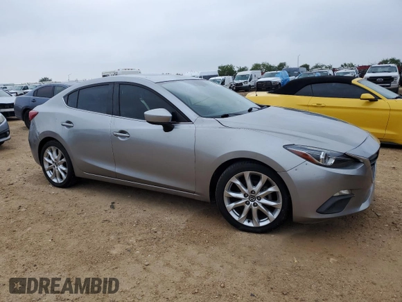 2015 Mazda 3 S Grand Touring with VIN JM1BM1W36F1243898, listed as a Copart auction lot 55936285 with 105,976 mi miles and Clean Title. Bid and sale history available at DreamBid. Image 4.