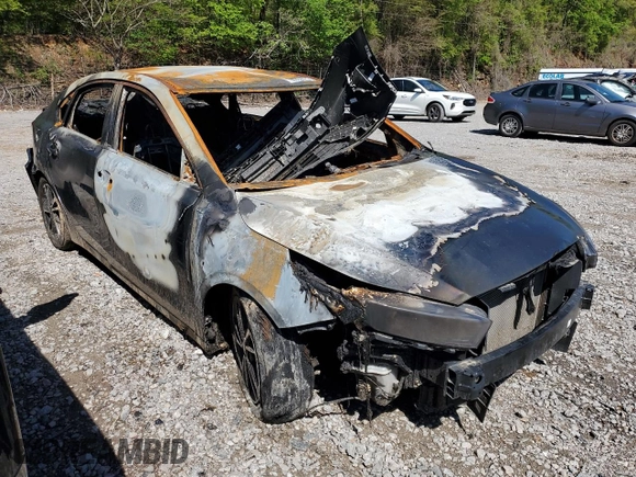 2023 Kia Forte LXS with VIN 3KPF24AD2PE655307, listed as a Copart auction lot 52805815 with 0 mi miles and Salvage Title. Bid and sale history available at carsss.com. Image 4.