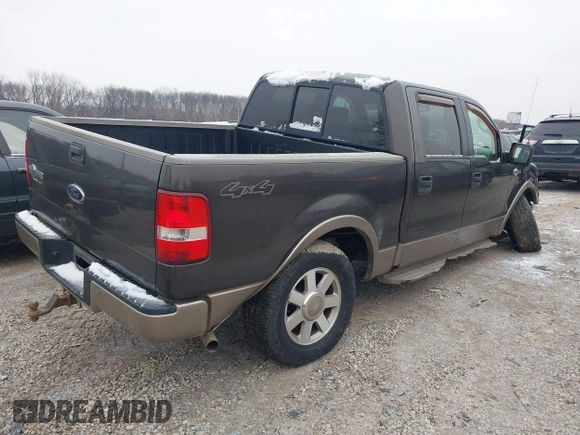 2005 Ford F-150 XLT with VIN 1FTPW14525KB72924, listed as a IAAI auction lot 41559373 with 195,485 mi miles. Bid and sale history available at carsss.com. Image 4.