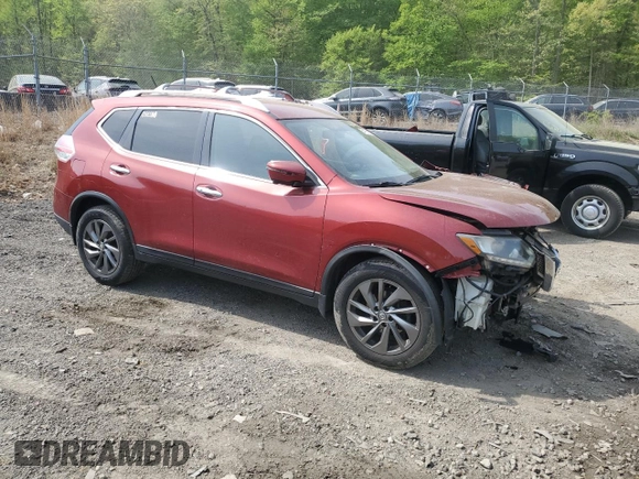 2016 Nissan Rogue SV z VIN KNMAT2MV4GP731772, wystawiony jako Copart lot #54151635 z przebiegiem 88 776 mil mil oraz Szkoda całkowita • Salvage title. Historia ofert i sprzedaży dostępna na DreamBid. Obrazek 4.