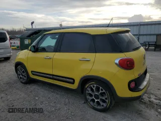 2014 FIAT 500L Trekking with VIN ZFBCFADH5EZ009882, listed as a Copart auction lot 41487155 with 55,122 mi miles and Salvage Title. Bid and sale history available at DreamBid. Image 2.