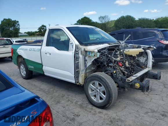 2021 Ford F-150 XL с VIN 1FTMF1CB7MKD44342, выставлен на аукционе Copart как лот 56133245 с пробегом 107 026 миль миль и Списание • Salvage title. История ставок и продаж доступна на DreamBid. Изображение 4.