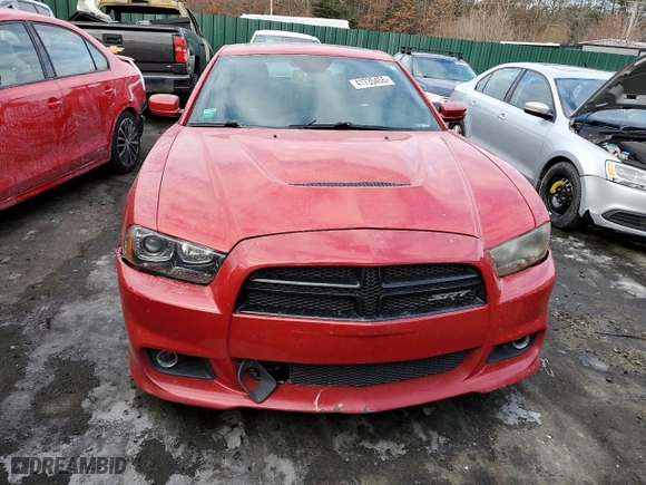 2012 Dodge Charger SRT8 with VIN 2C3CDXEJ6CH185686, listed as a Copart auction lot 41735455 with 185,073 mi miles and Salvage Title. Bid and sale history available at carsss.com. Image 5.