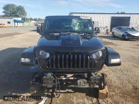 2022 Jeep Wrangler Unlimited Sport S with VIN 1C4HJXDG6NW133351, listed as a Copart auction lot 62159475 with 45,412 mi miles and Salvage title. Bid and sale history available at DreamBid. Image 5.