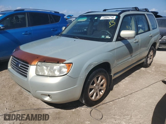 2006 Subaru Forester 2.5 X w/Premium Pkg with VIN JF1SG65626H741061, listed as a Copart auction lot 73894714 with 0 mi miles and Non Repairable. Bid and sale history available at carsss.com. Image 1.