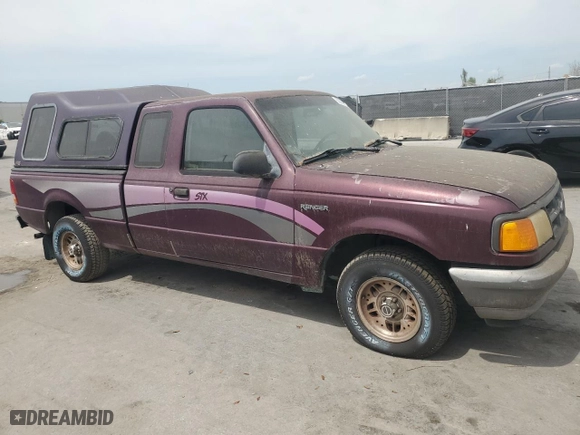 1994 Ford Ranger Splash with VIN 1FTCR14X8RTA06477, listed as a Copart auction lot 50680485 with 969,250 mi miles and Non Repairable. Bid and sale history available at carsss.com. Image 4.