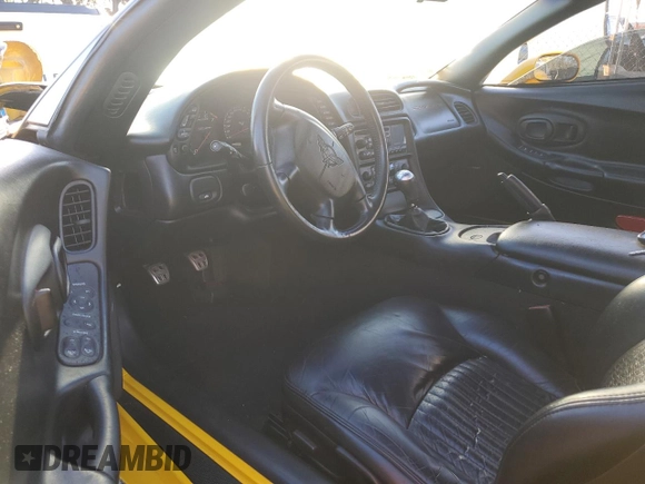 2002 Chevrolet Corvette Z06 with VIN 1G1YY12S525108001, listed as a Copart auction lot 88237615 with 0 mi miles and Salvage Title. Bid and sale history available at carsss.com. Image 8.