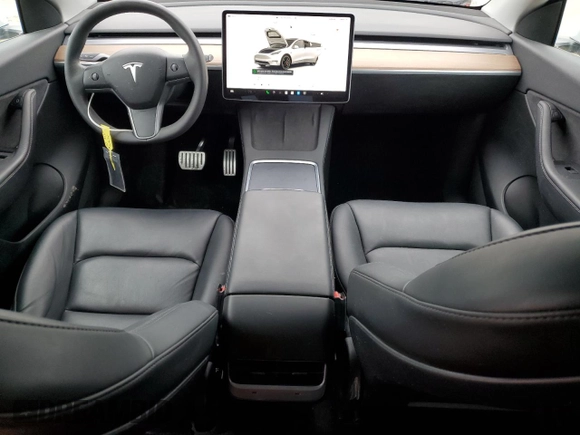 2022 Tesla Model Y Performance with VIN 7SAYGDEF1NF410241, listed as a Copart auction lot 55359505 with 42,652 mi miles and Salvage Title. Bid and sale history available at DreamBid. Image 8.