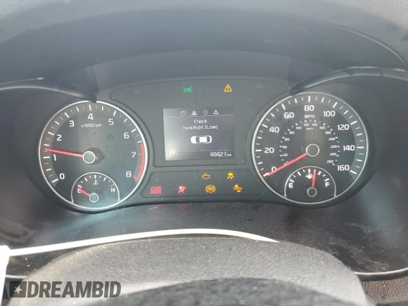 2019 Kia Optima LX z VIN 5XXGT4L38KG306870, wystawiony jako Copart lot #58982325 z przebiegiem 48 421 mil mil oraz Szkoda całkowita • Salvage title. Historia ofert i sprzedaży dostępna na DreamBid. Obrazek 9.
