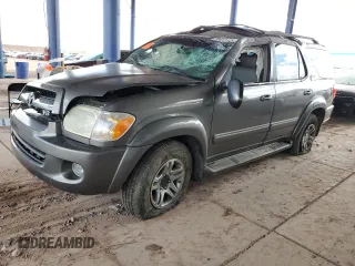 2006 Toyota Sequoia SR5 with VIN 5TDBT44A06S259426, listed as a Copart auction lot 48612445 with 277,671 mi miles and Salvage Title. Bid and sale history available at DreamBid. Image 1.