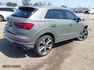 2020 Audi Q3 S line Premium Plus with VIN WA1EECF39L1060779, listed as a IAAI auction lot 41985997 with 46,422 mi miles. Bid and sale history available at carsss.com. Image 4.