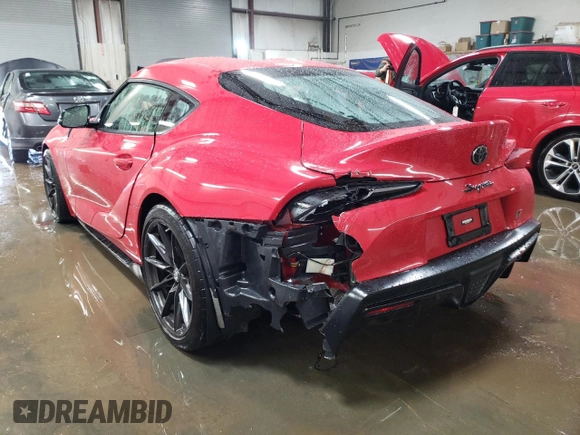 2023 Toyota Supra 3.0 with VIN WZ1DB0G03PW057335, listed as a Copart auction lot 48664395 with 11,108 mi miles and Salvage Title. Bid and sale history available at DreamBid. Image 2.
