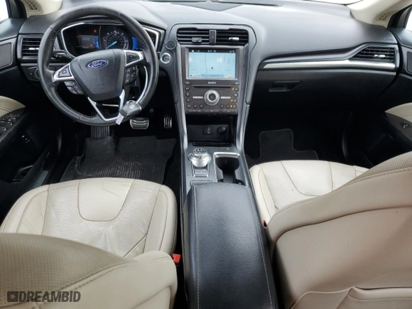 2017 Ford Fusion Energi Titanium with VIN 3FA6P0SU1HR152117, listed as a Copart auction lot 50141935 with 121,157 mi miles and Clean Title. Bid and sale history available at carsss.com. Image 8.