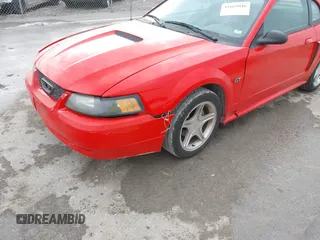 2001 Ford Mustang GT Deluxe with VIN 1FAFP42X71F205746, listed as a IAAI auction lot 41665046 with 1 mi miles. Bid and sale history available at carsss.com. Image 6.