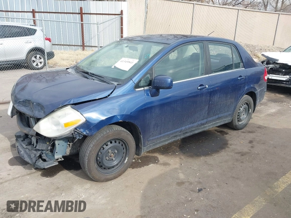 2008 Nissan Versa 1.8 S with VIN 3N1BC11E88L354866, listed as a IAAI auction lot 41349841 with 187,907 mi miles. Bid and sale history available at carsss.com. Image 17.