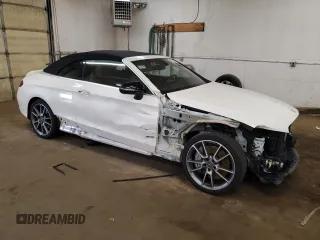 2018 Mercedes-Benz C 43 AMG with VIN WDDWK6EB8JF684169, listed as a Copart auction lot 60110265 with 32,162 mi miles and Salvage title. Bid and sale history available at DreamBid. Image 4.