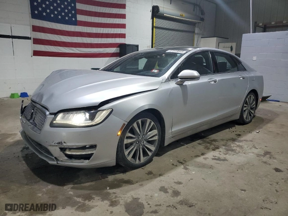 2017 Lincoln MKZ Reserve with VIN 3LN6L5F9XHR638493, listed as a Copart auction lot 47373645 with 125,513 mi miles and Salvage Title. Bid and sale history available at carsss.com. Image 1.