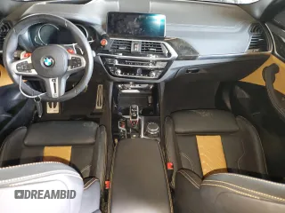 2020 BMW X3 M Competition with VIN 5YMTS0C03LLT10091, listed as a Copart auction lot 83866544 with 8,000 mi miles and Salvage Title. Bid and sale history available at carsss.com. Image 8.