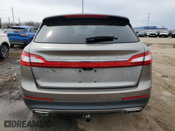 2016 Lincoln MKX Select with VIN 2LMTJ6KR2GBL32166, listed as a Copart auction lot 51517715 with 96,604 mi miles and Clean Title. Bid and sale history available at DreamBid. Image 6.