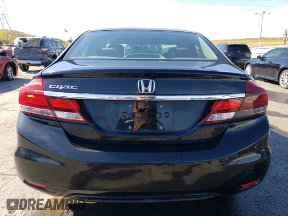2014 Honda Civic Sedan EX with VIN 19XFB2F8XEE274575, listed as a Copart auction lot 72812584 with 151,172 mi miles and Salvage Title. Bid and sale history available at carsss.com. Image 6.