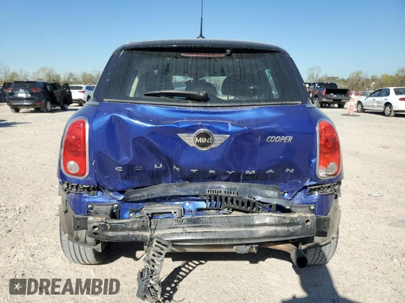 2015 MINI Countryman with VIN WMWZB3C53FWR44727, listed as a Copart auction lot 49456945 with 89,381 mi miles and Salvage Title. Bid and sale history available at DreamBid. Image 6.